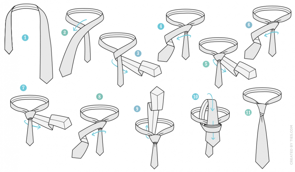 วิธีผูกไทแบบ van-wijk-knot-tying-instructions