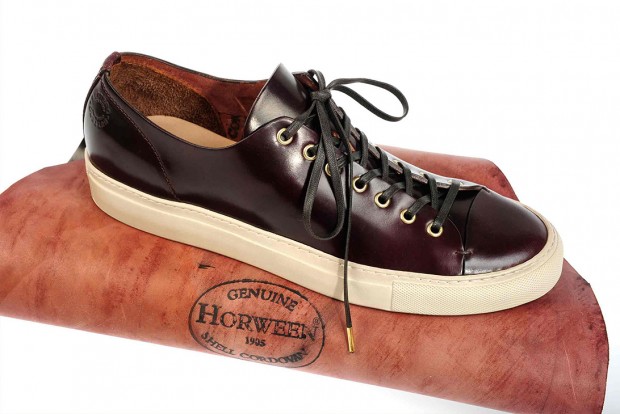 leather sneakers